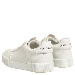 White Leather MIAMI Low Top Sneakers Shoes