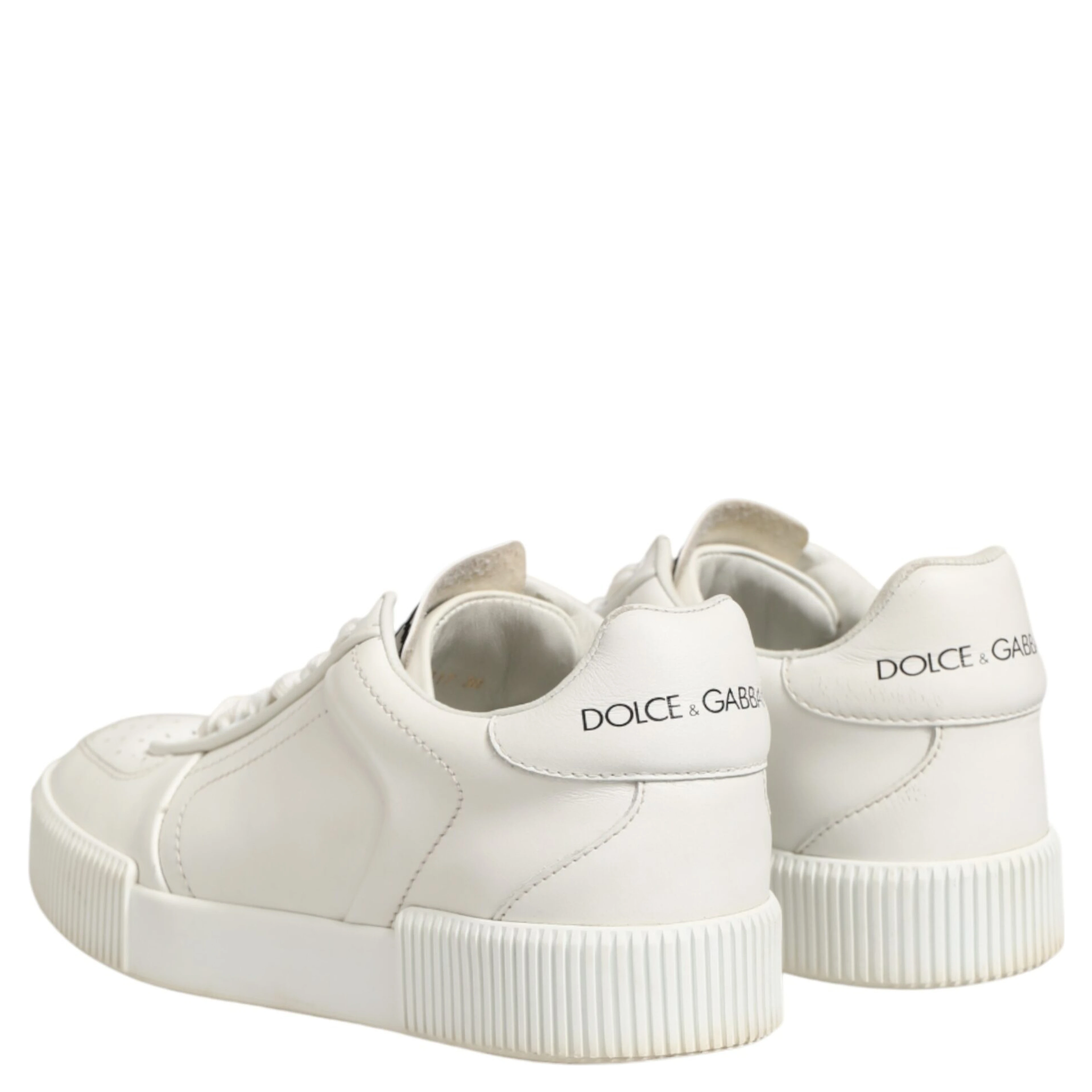 White Leather MIAMI Low Top Sneakers Shoes