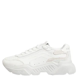 White Leather Daymaster Low Top Sneakers Shoes