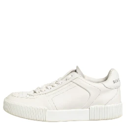 White Leather MIAMI Low Top Sneakers Shoes