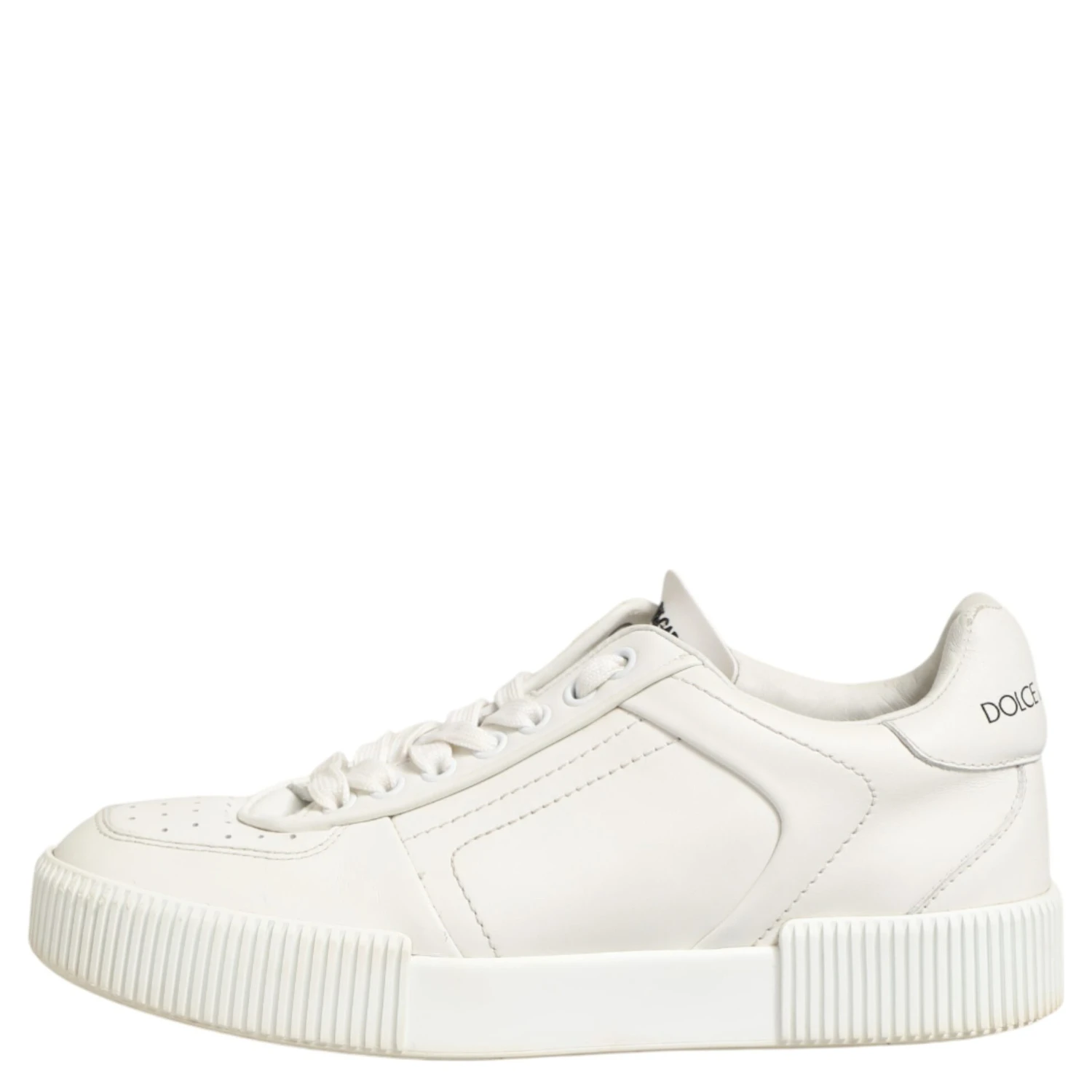 White Leather MIAMI Low Top Sneakers Shoes