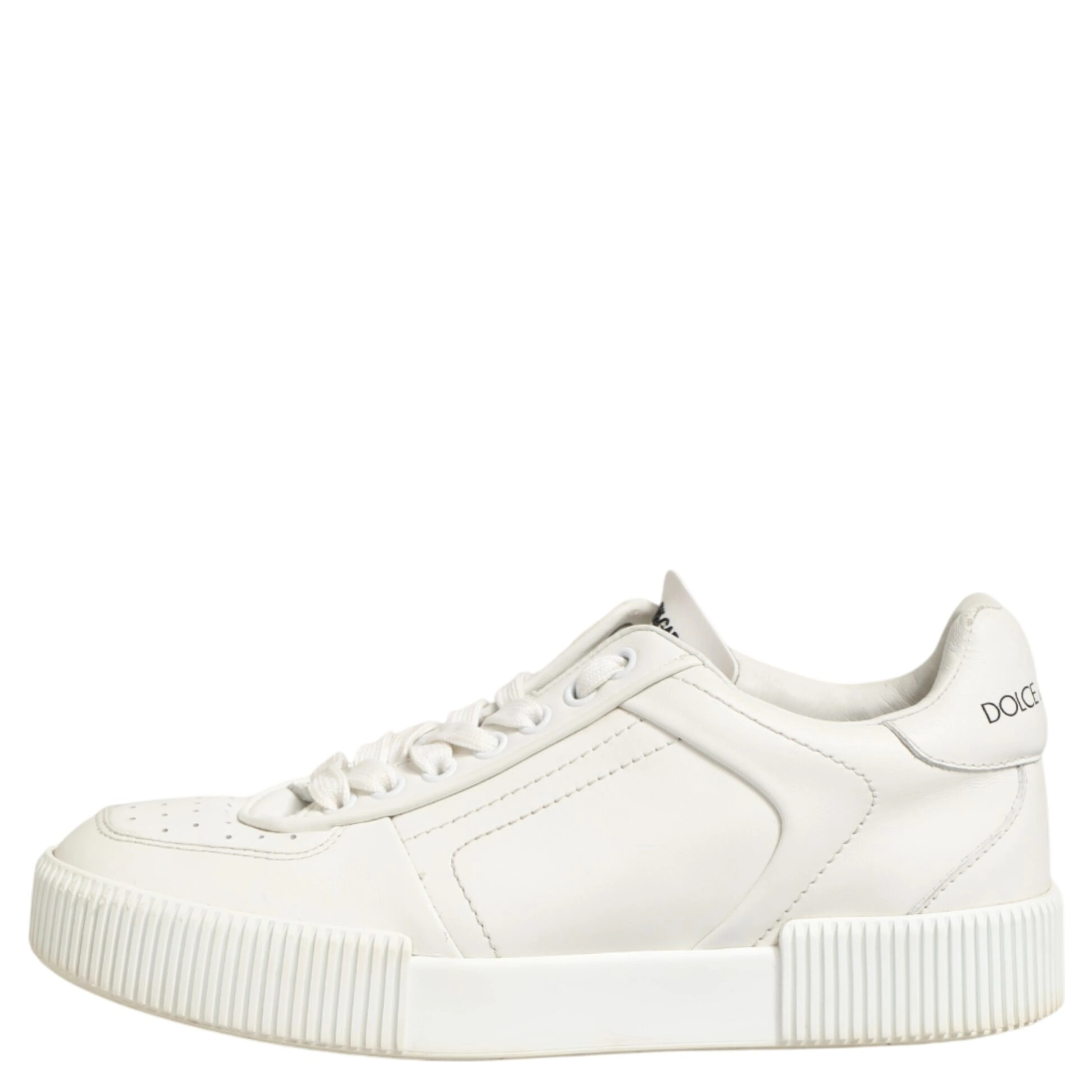 White Leather MIAMI Low Top Sneakers Shoes