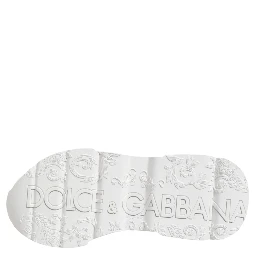 White Leather Daymaster Low Top Sneakers Shoes