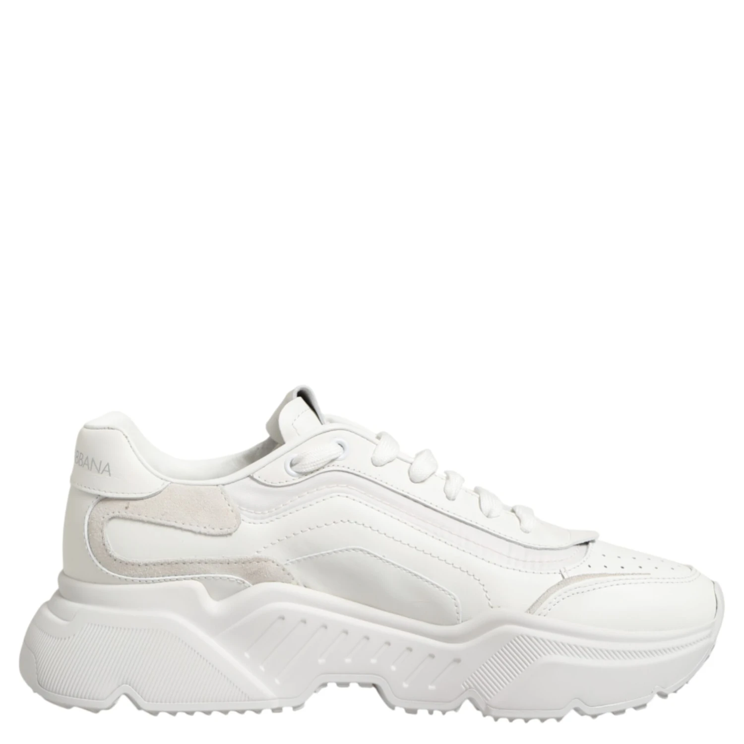 White Leather Daymaster Low Top Sneakers Shoes