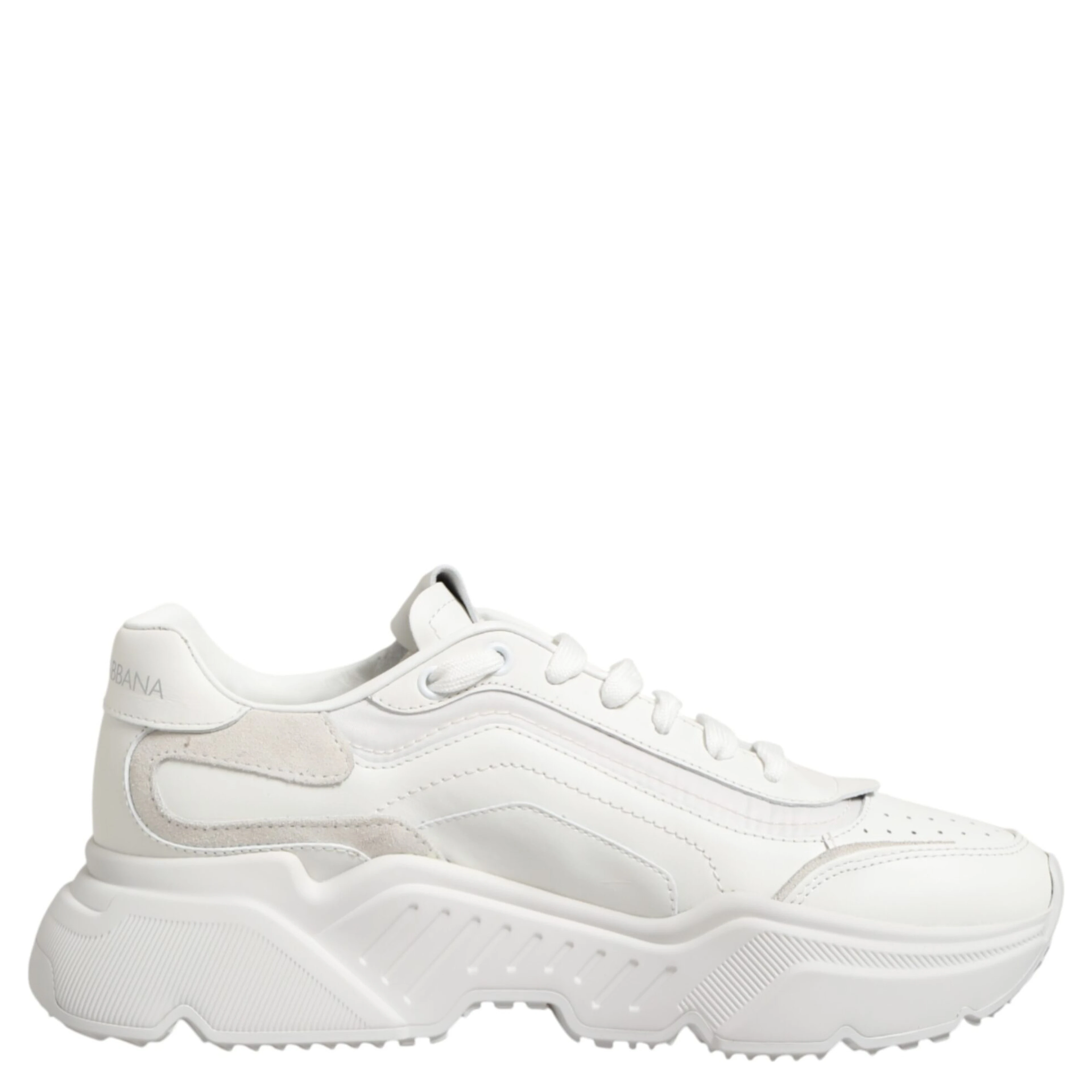 White Leather Daymaster Low Top Sneakers Shoes