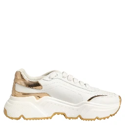 White Gold Daymaster Low Top Sneakers Shoes
