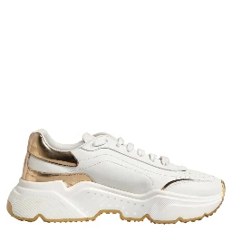 White Gold Daymaster Low Top Sneakers Shoes