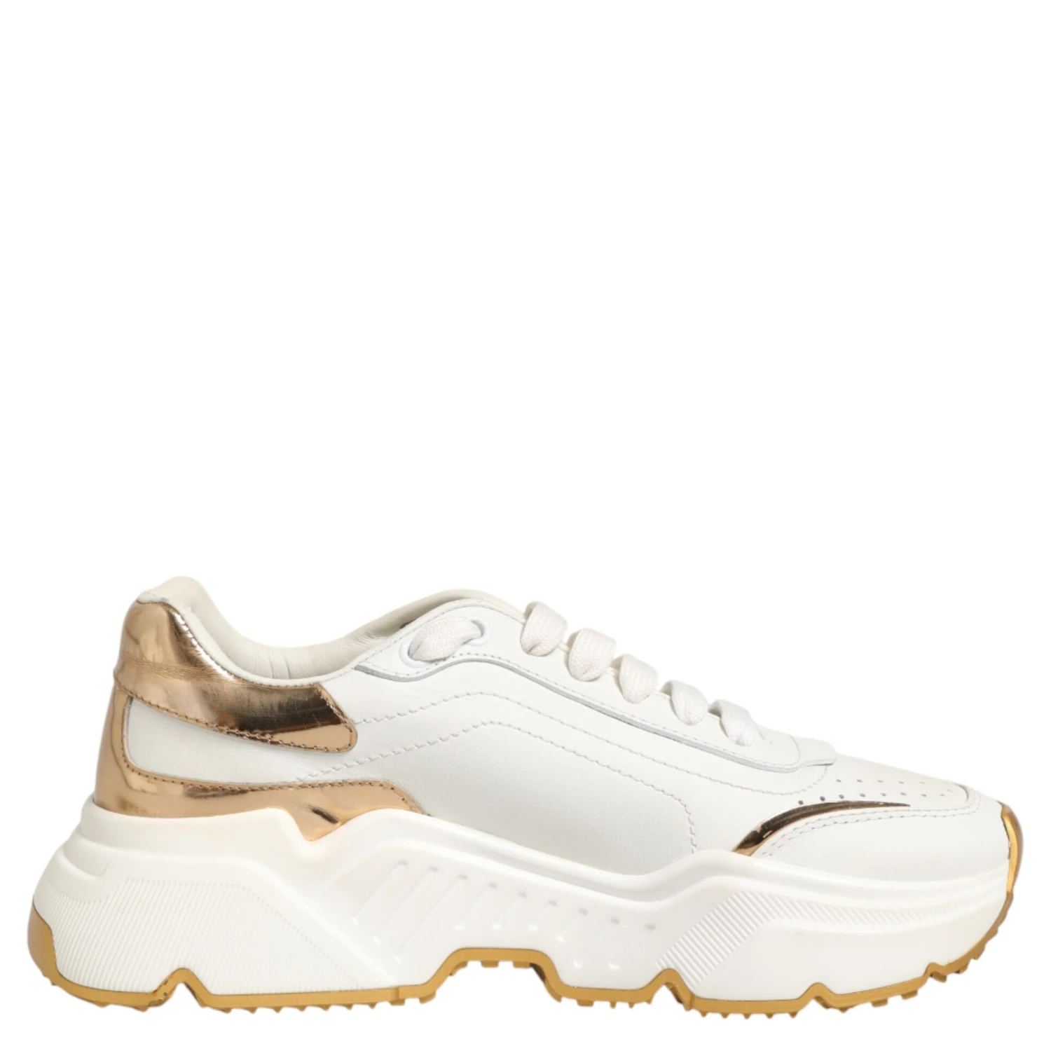 White Gold Daymaster Low Top Sneakers Shoes