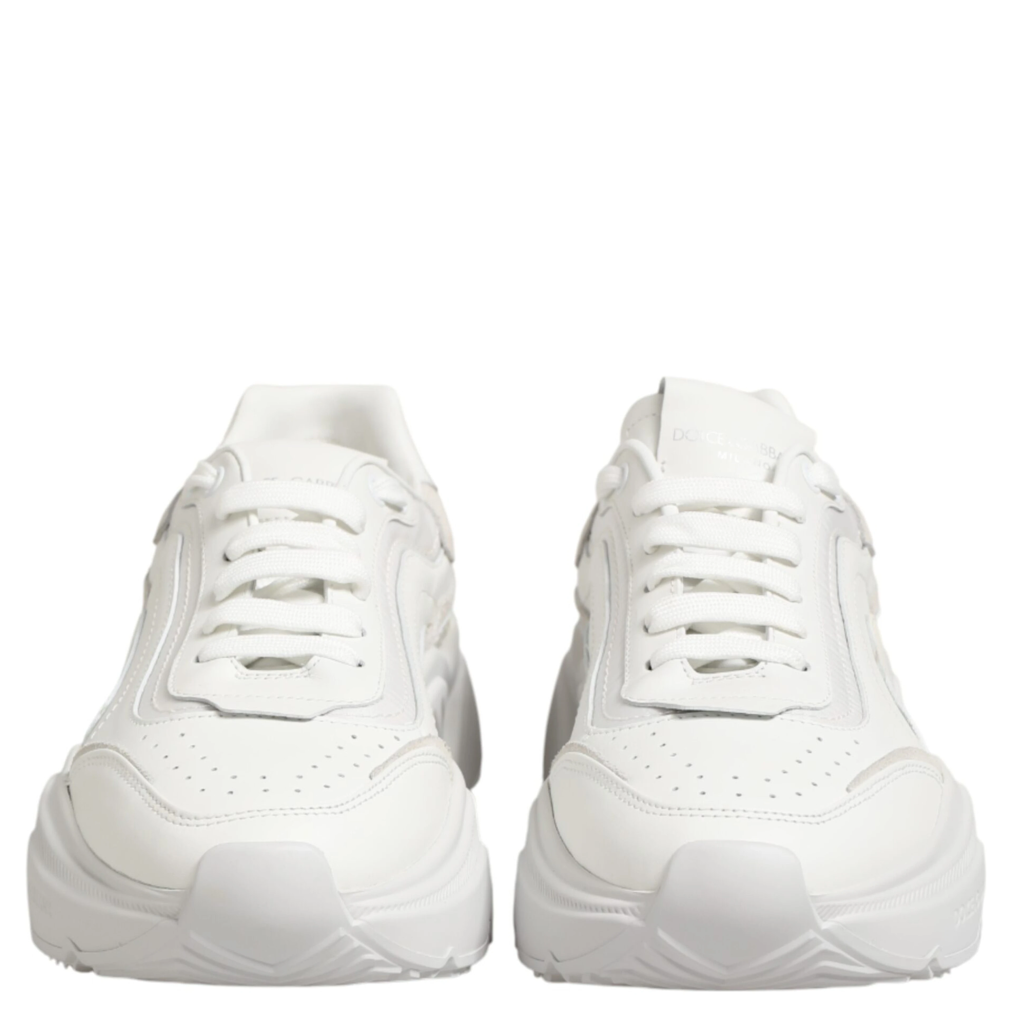 White Leather Daymaster Low Top Sneakers Shoes