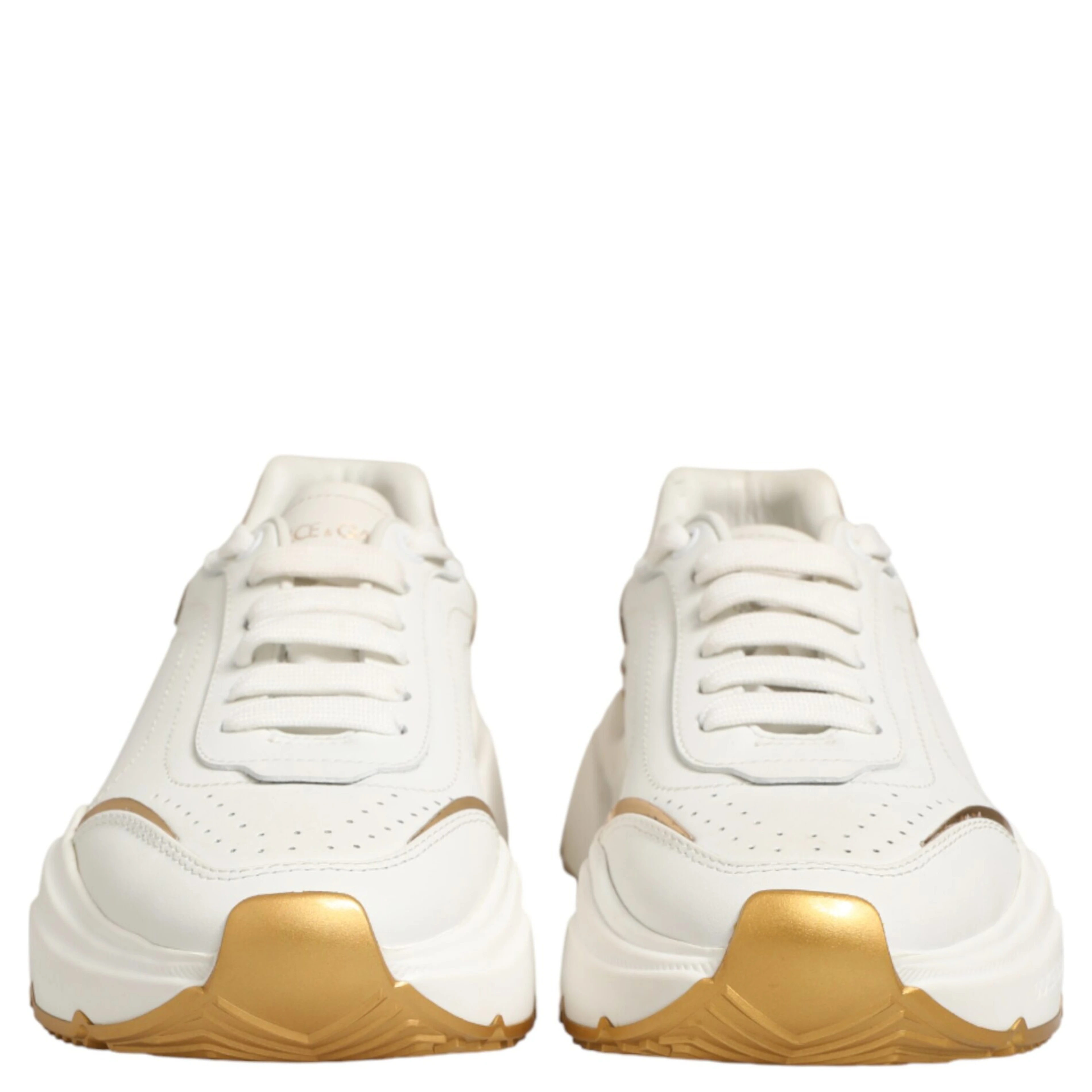 White Gold Daymaster Low Top Sneakers Shoes