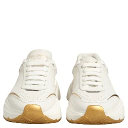 White Gold Daymaster Low Top Sneakers Shoes