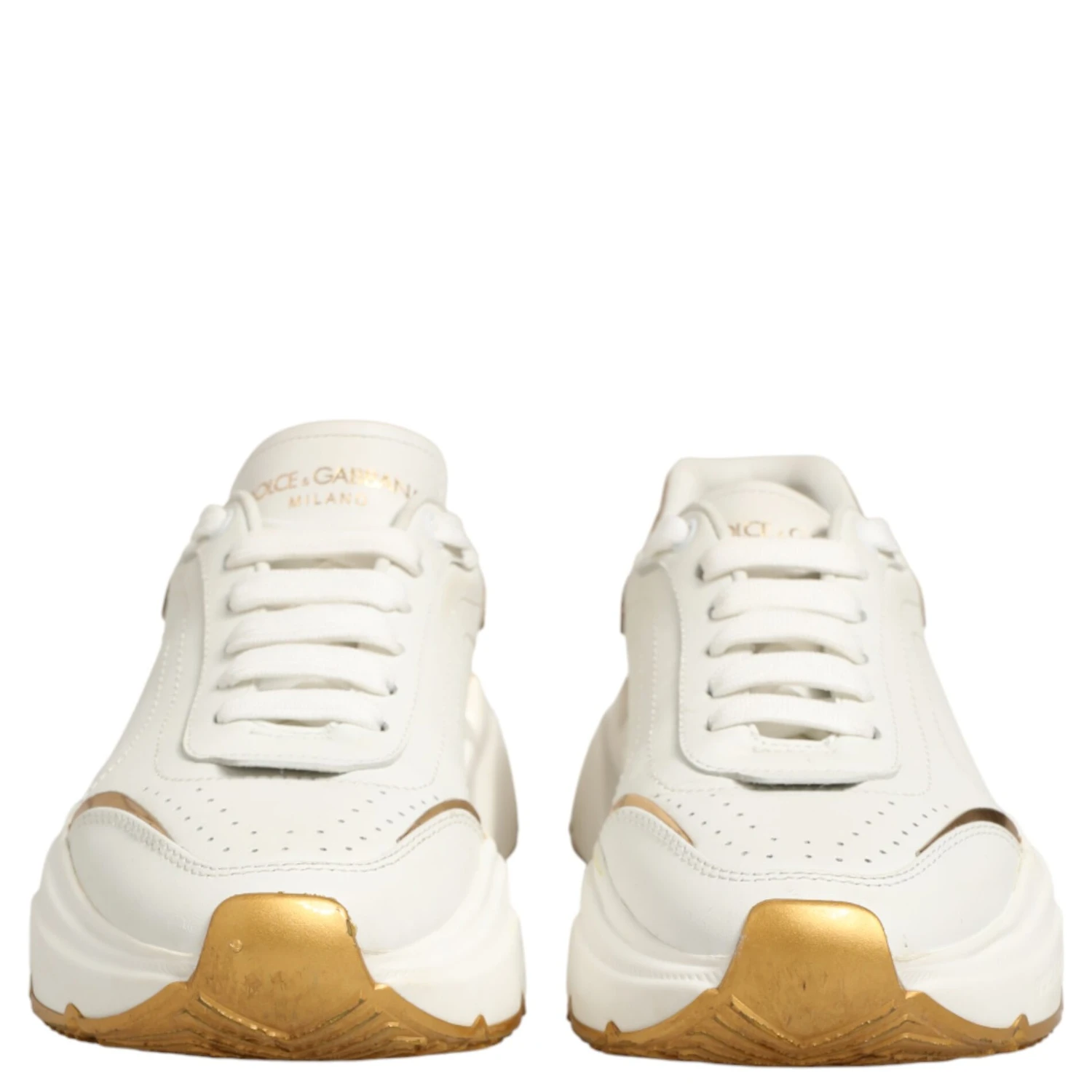 White Gold Daymaster Low Top Sneakers Shoes