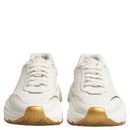 White Gold Daymaster Low Top Sneakers Shoes