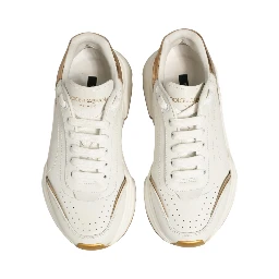 White Gold Daymaster Low Top Sneakers Shoes