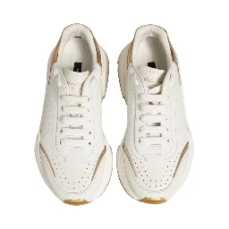 White Gold Daymaster Low Top Sneakers Shoes