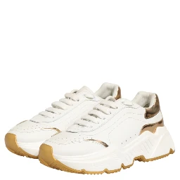 White Gold Daymaster Low Top Sneakers Shoes