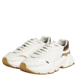 White Gold Daymaster Low Top Sneakers Shoes