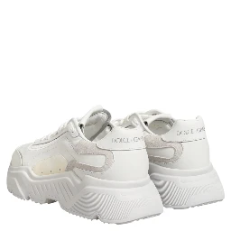 White Leather Daymaster Low Top Sneakers Shoes