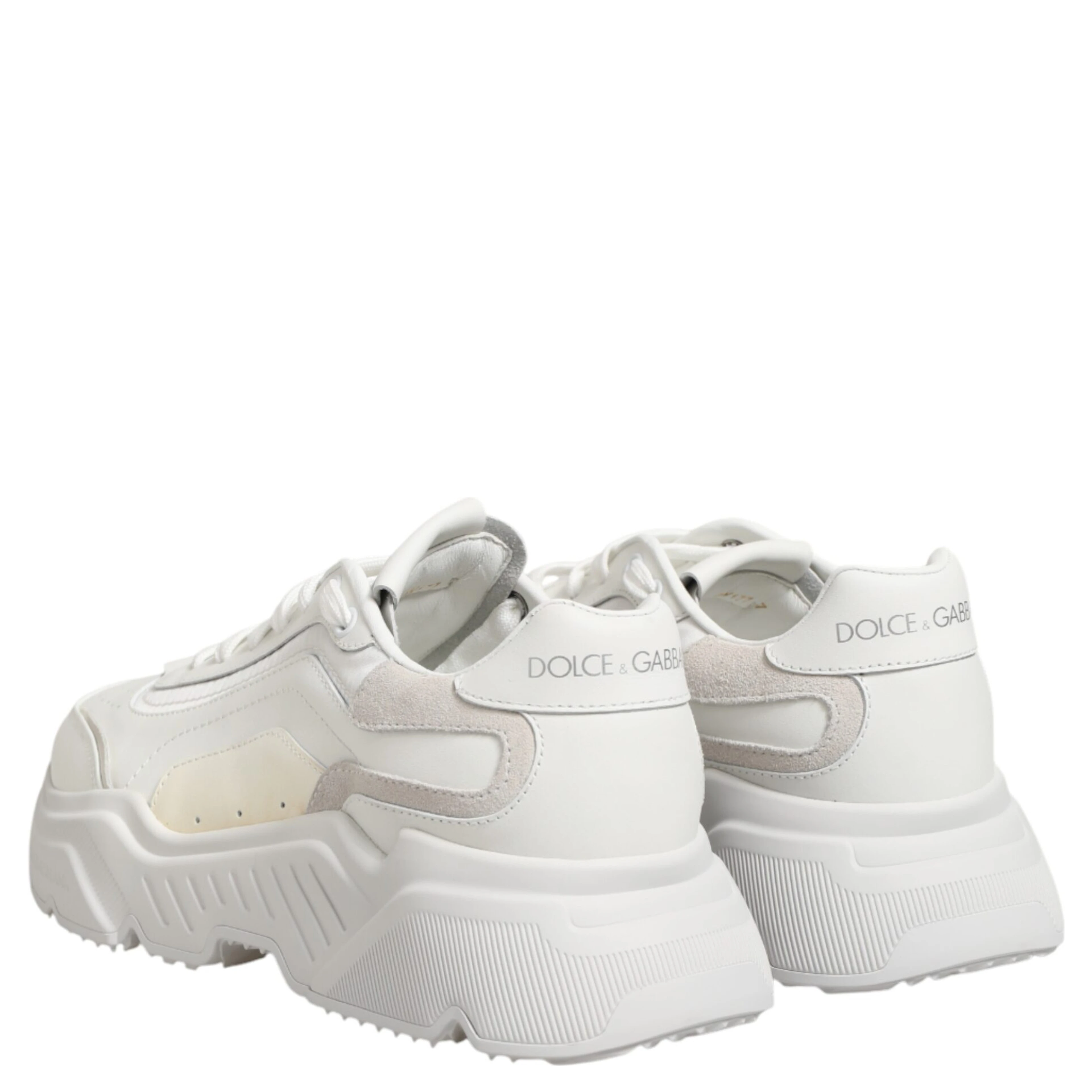 White Leather Daymaster Low Top Sneakers Shoes