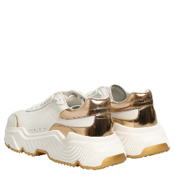 White Gold Daymaster Low Top Sneakers Shoes
