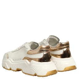 White Gold Daymaster Low Top Sneakers Shoes