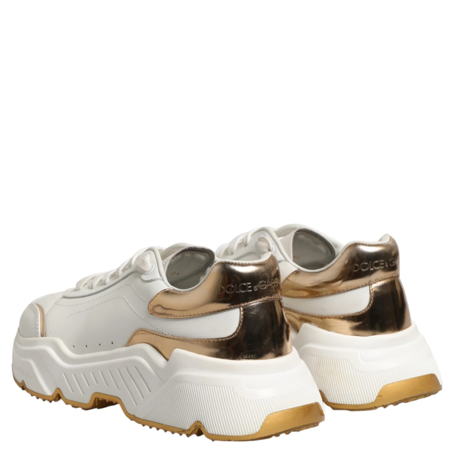 White Gold Daymaster Low Top Sneakers Shoes