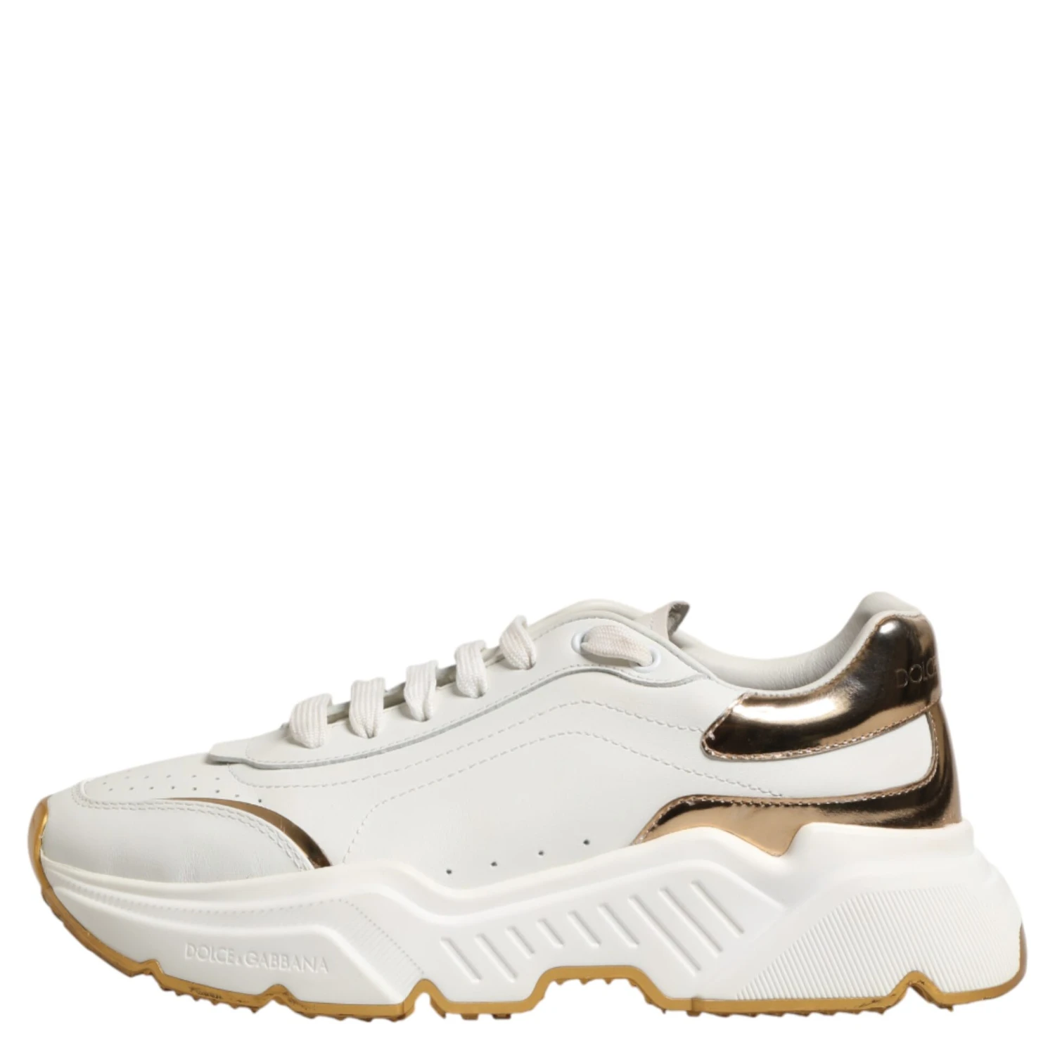 White Gold Daymaster Low Top Sneakers Shoes