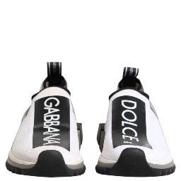 White Logo Low Top Sorrento Sneakers Shoes