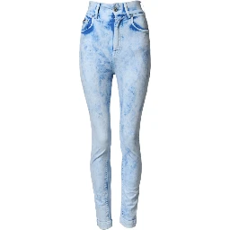 Light Blue High Waist Skinny Denim Jeans