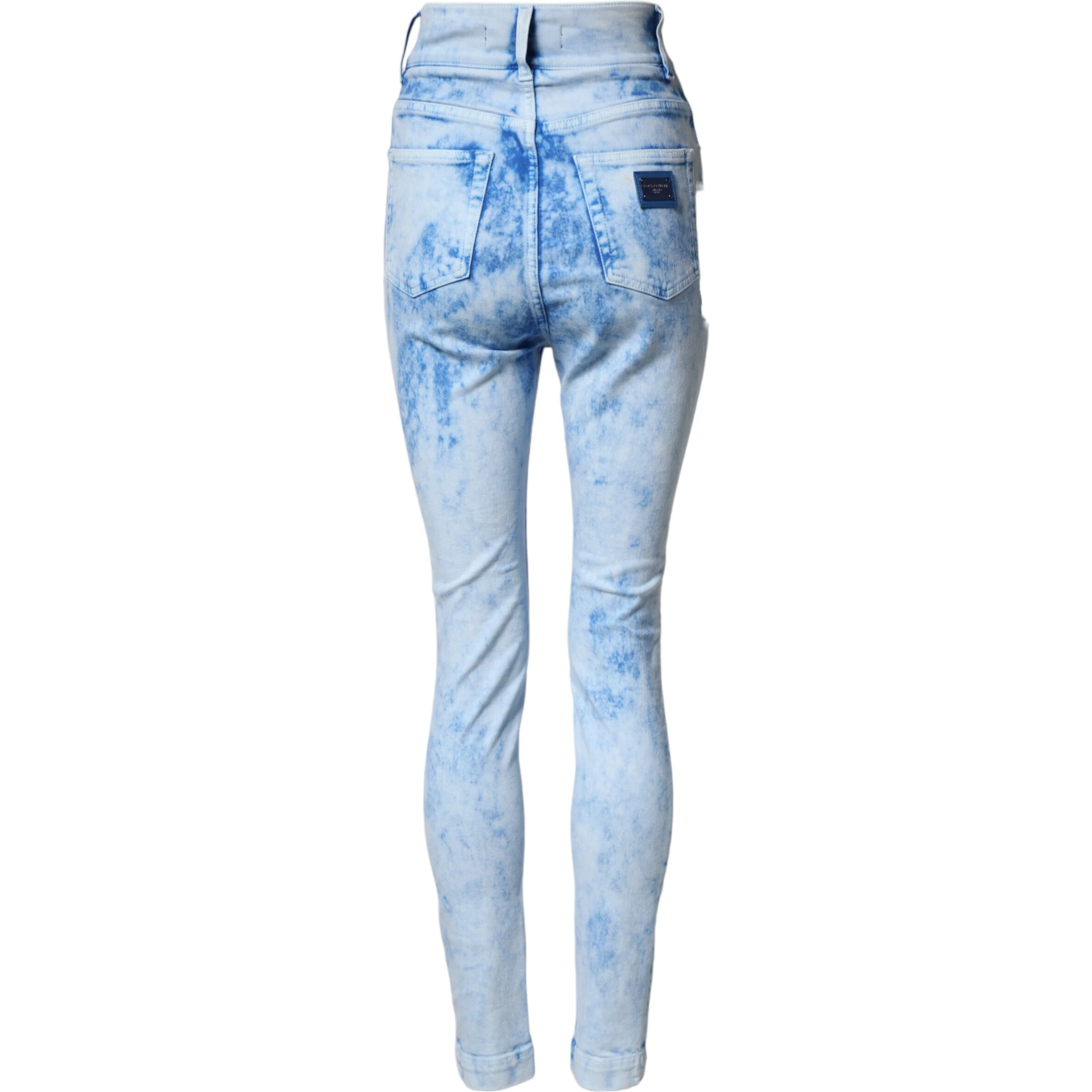 Light Blue High Waist Skinny Denim Jeans
