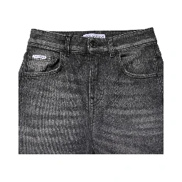 Gray High Waist Cotton Skinny Denim Jeans