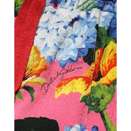 Multicolor Floral Mid Waist Jogger Pants