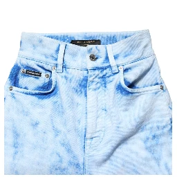 Light Blue High Waist Skinny Denim Jeans