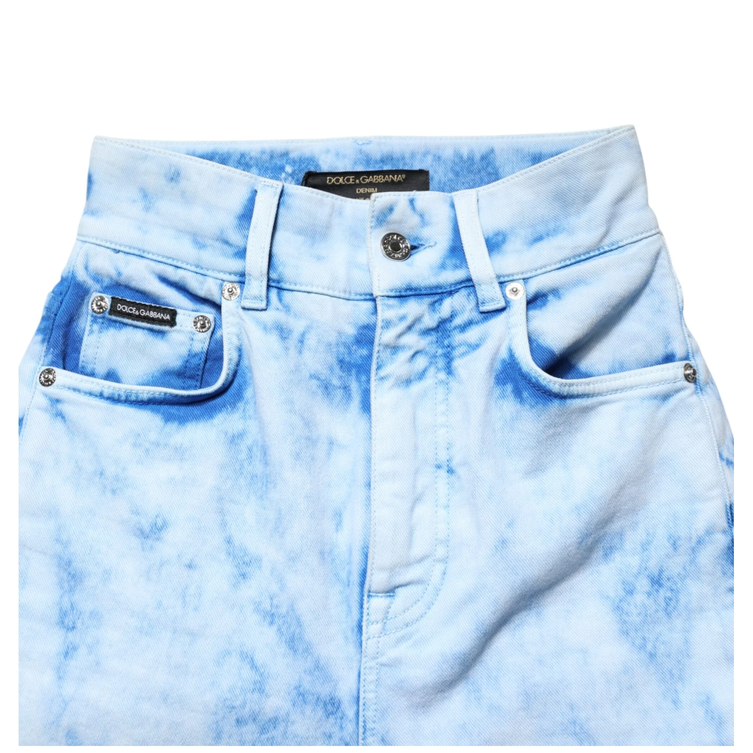 Light Blue High Waist Skinny Denim Jeans