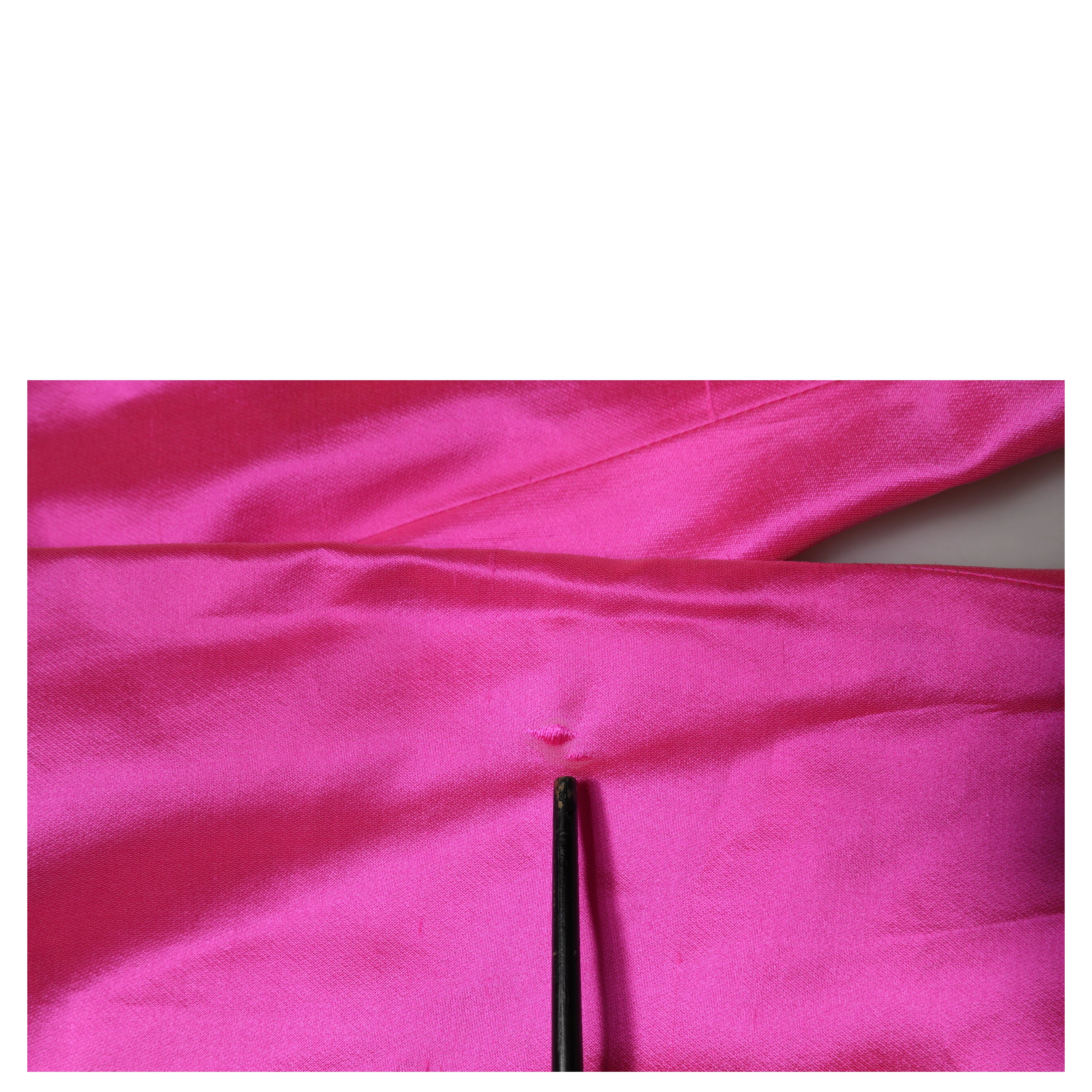 Pink Silk High Waist Dress Trousers Pants