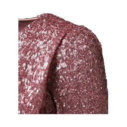 Pink Sequinned Mermaid Long Gown Dress