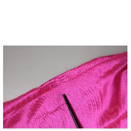 Pink Silk High Waist Dress Trousers Pants