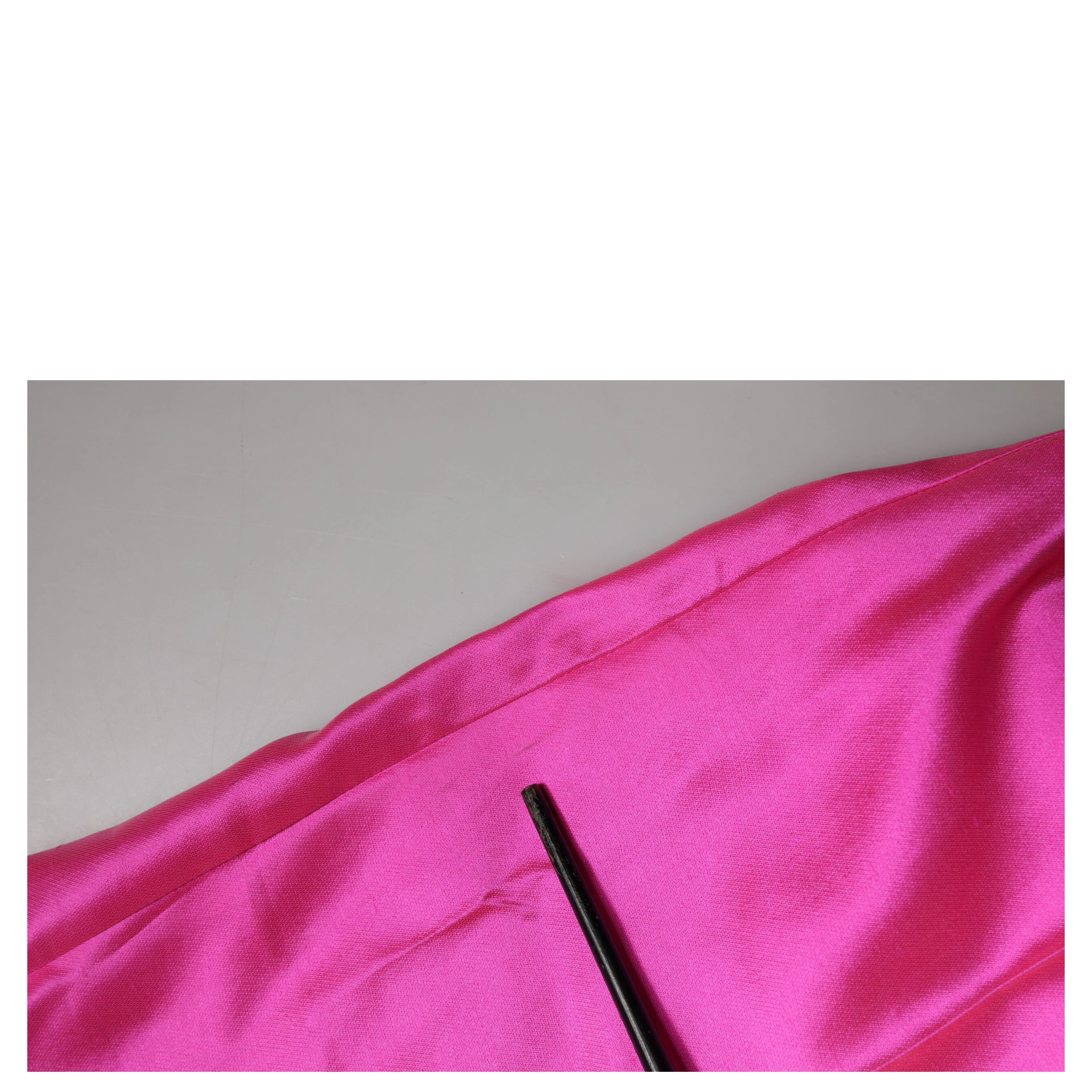 Pink Silk High Waist Dress Trousers Pants