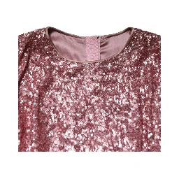 Pink Sequinned Mermaid Long Gown Dress