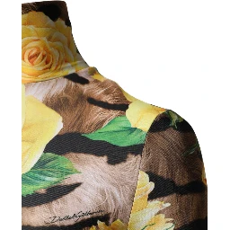 Multicolor Floral Print Sheath Mini Dress