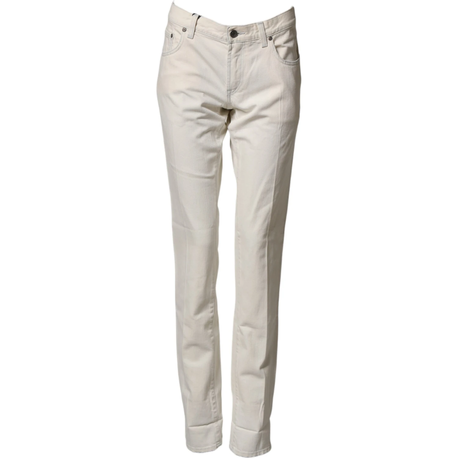 White Cotton Skinny Denim Trouser Men Jeans