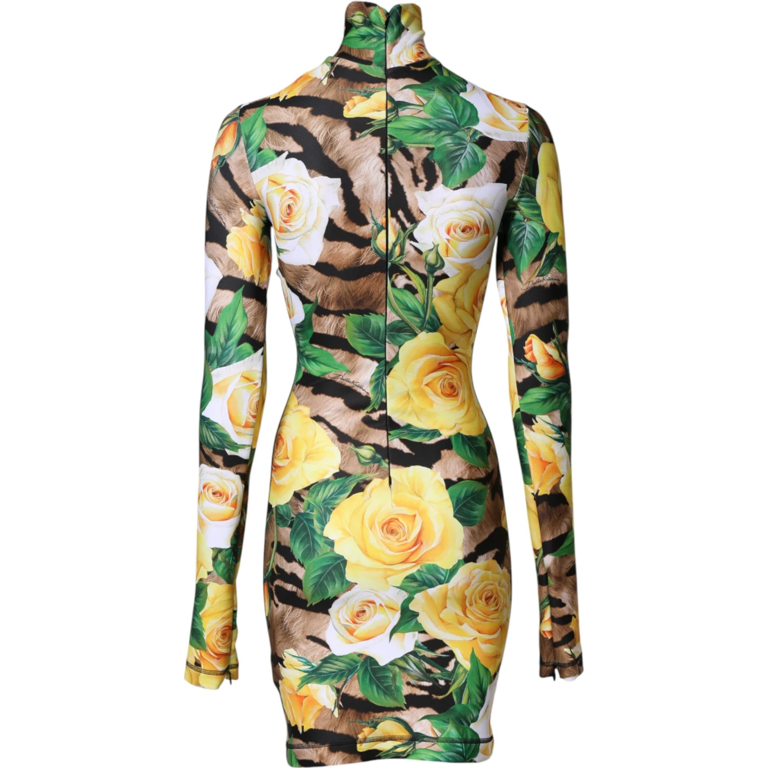 Multicolor Floral Print Sheath Mini Dress