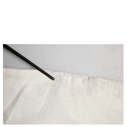 White Cotton Straight Chino Trouser Pants