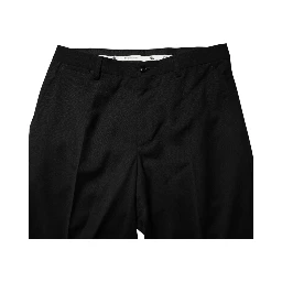 Black Wool Formal Dress Men Trouser Pants