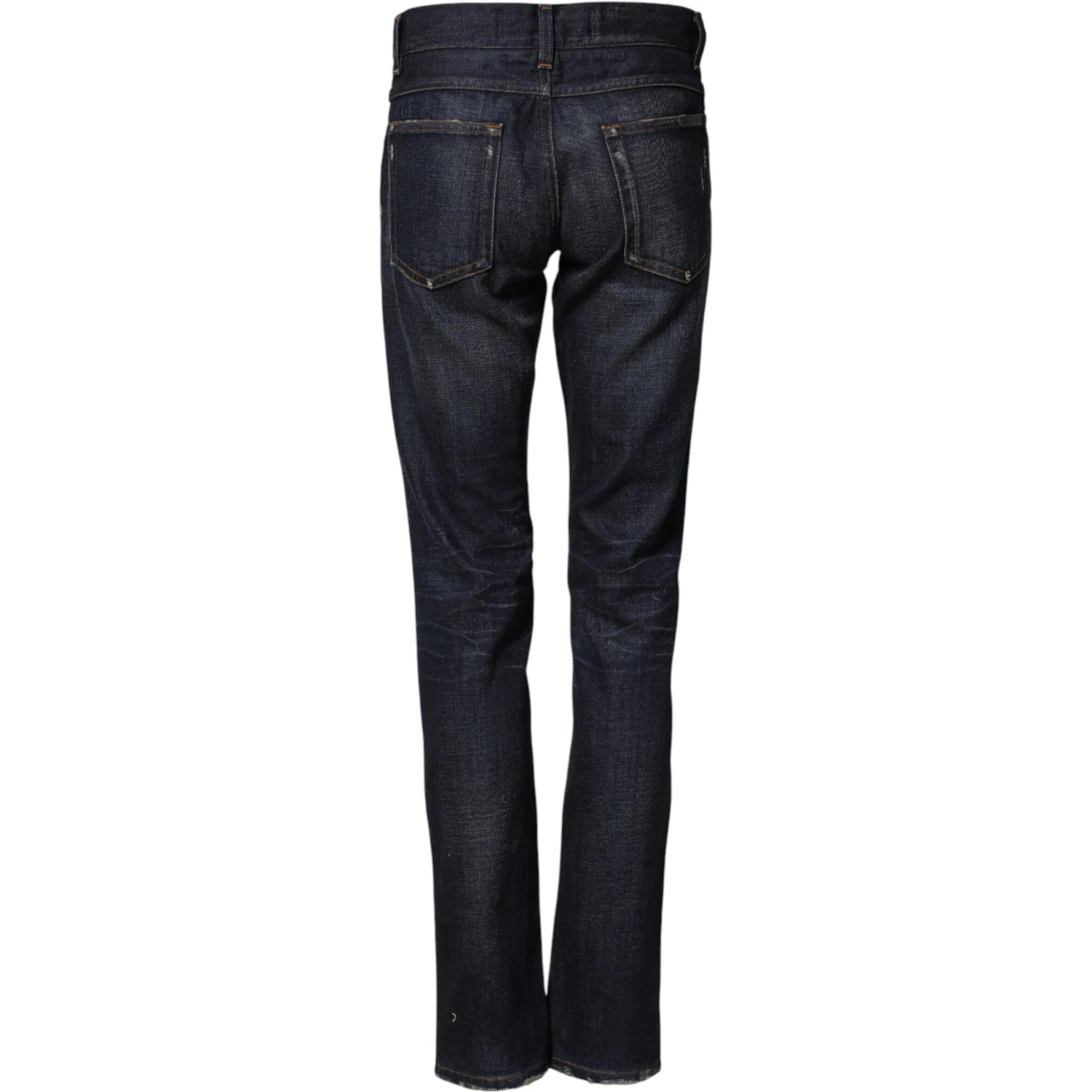 Dark Blue Watch GOLD Men Skinny Denim Jeans