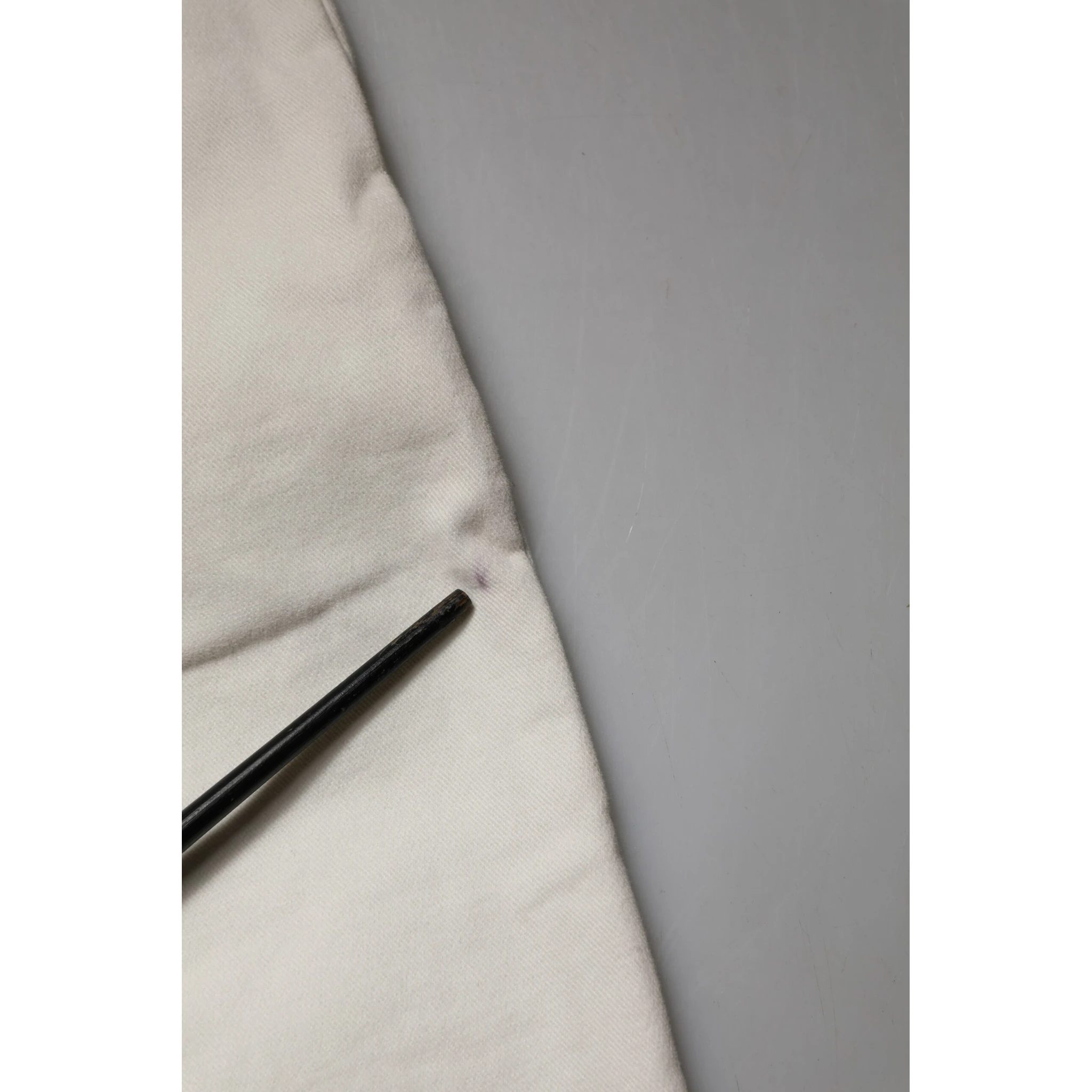 White Cotton Straight Chino Trouser Pants