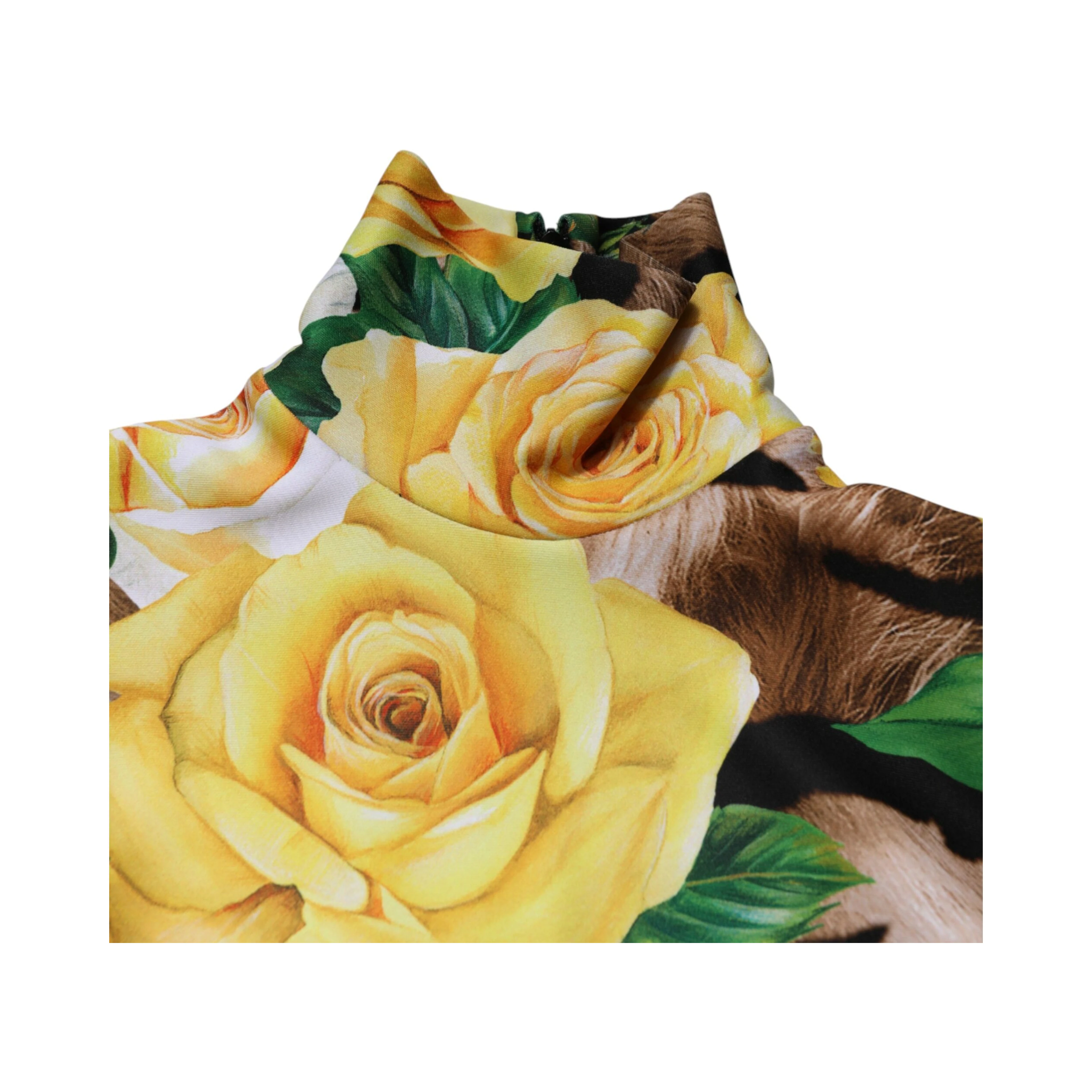 Multicolor Floral Print Sheath Mini Dress