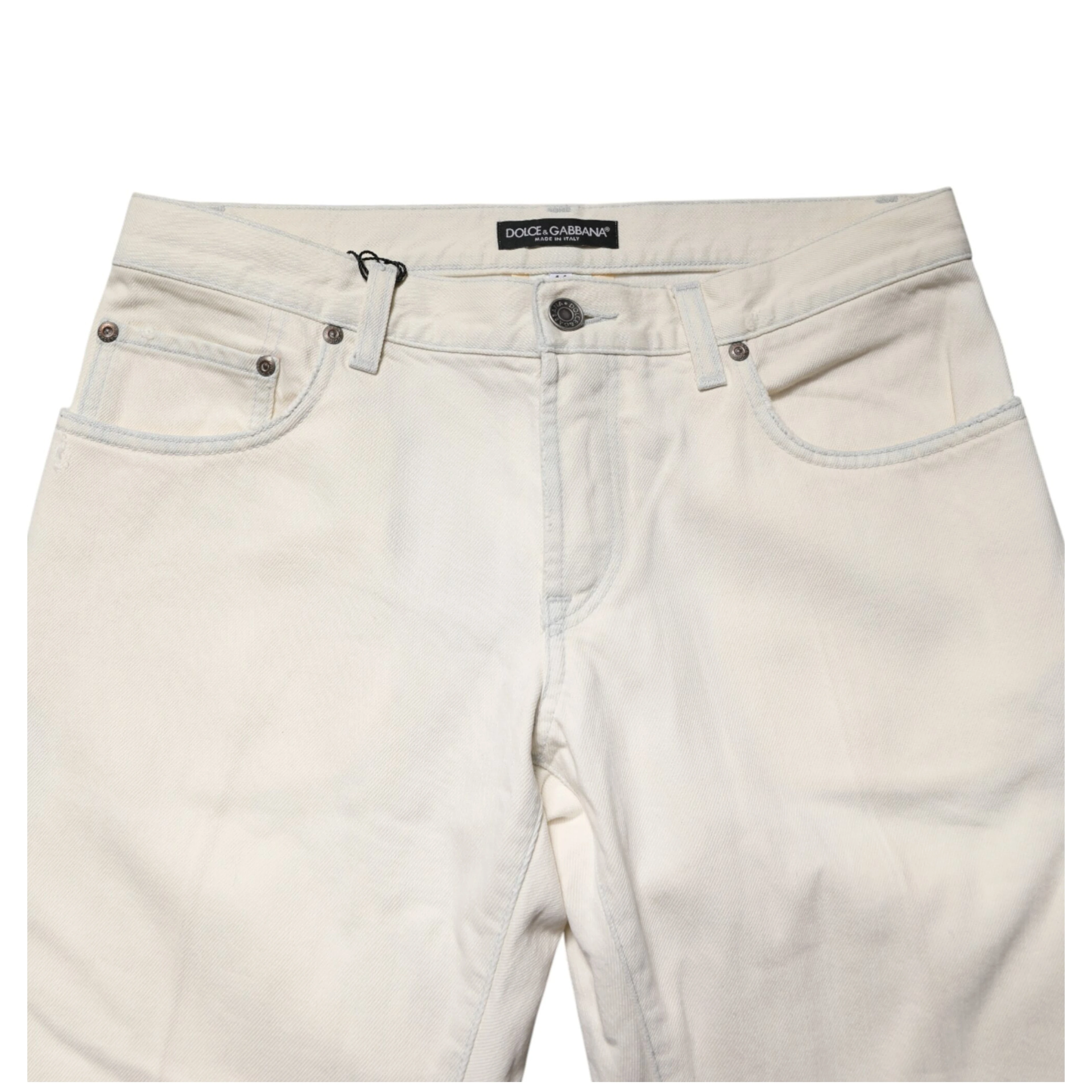 White Cotton Skinny Denim Trouser Men Jeans