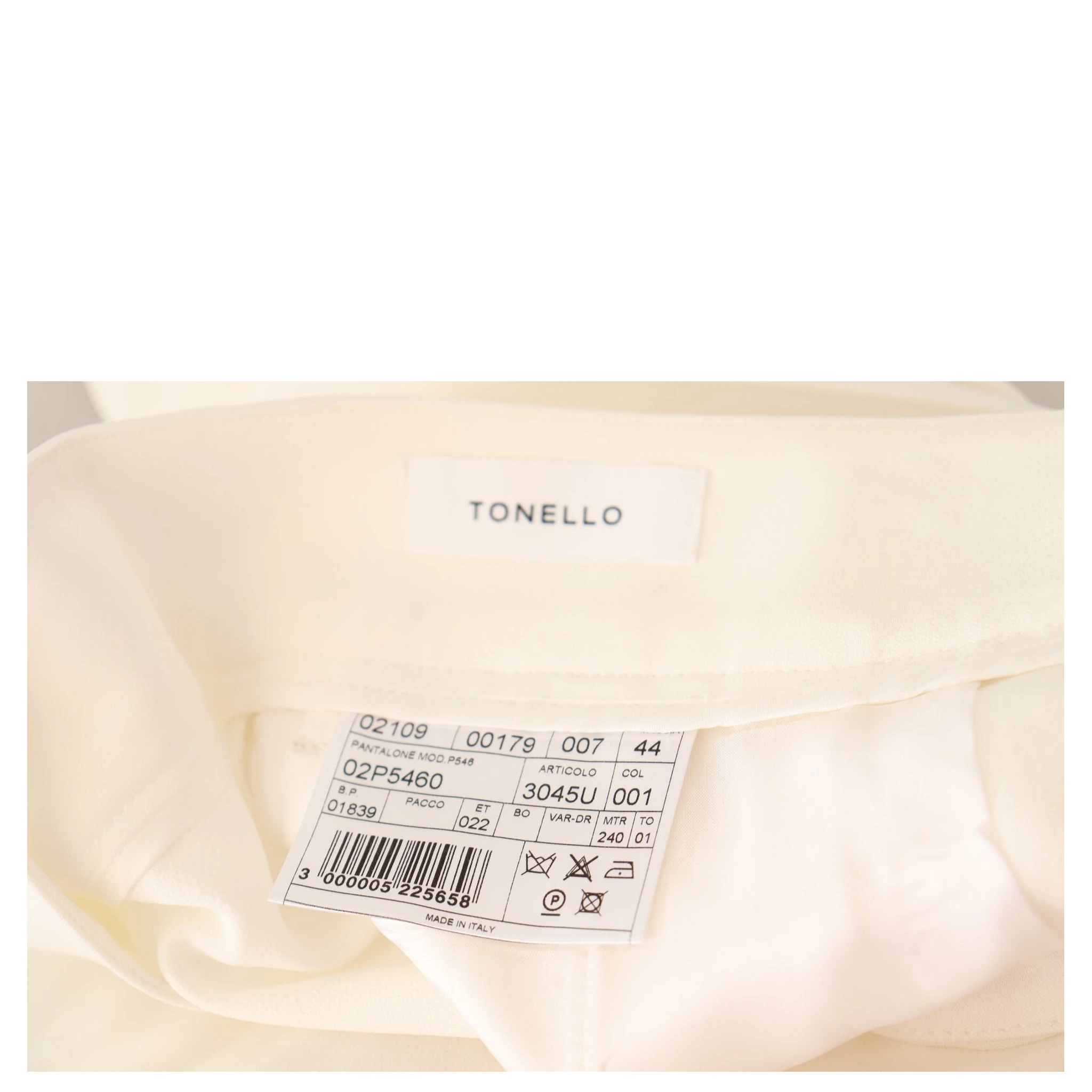 White High Waist Pleated Straight Formal Trouser Pants