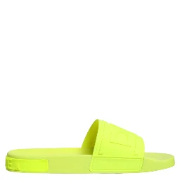 Green Rubber Slides Sandals Beachwear Shoes